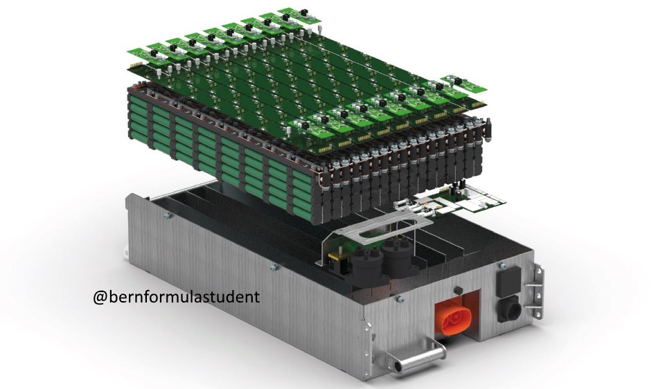 @bernformulastudent Battery Module, Tesla Battery Sponsorship, Formula SAE, Electric Formula Student Battery Pack
